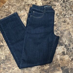 The children’s place dark blue stretch, straight denim jeans, boys (16)